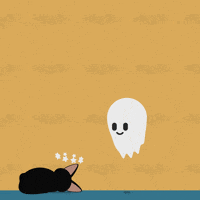 Haunted House Cat GIF by lunarpapacy