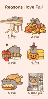 Fall Season Food GIF by Pusheen