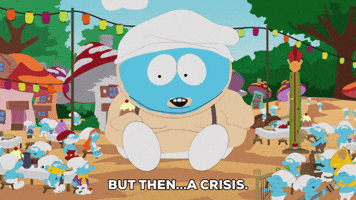 eric cartman crisis GIF by South Park 