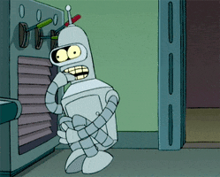 nervous bender GIF
