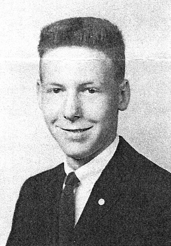 McConnell in duPont Manual High School's 1960 yearbook