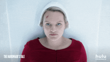handmaids tale elizabeth moss GIF by HULU