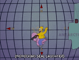 spanking homer simpson GIF