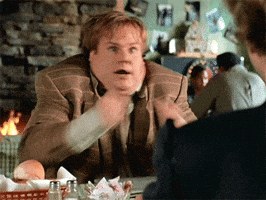 Excited Chris Farley GIF Excited Chris Farley GIF